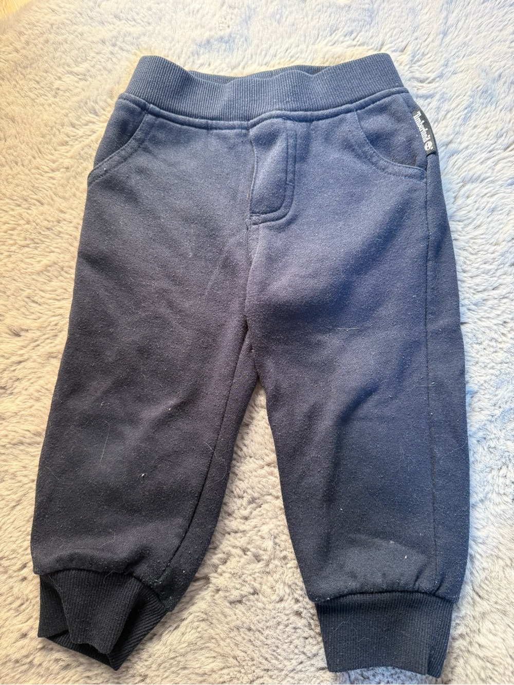 Timberland Boys Navy Blue Jogger Sweatpants